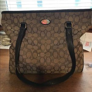 Coach purse and wristlet wallet
